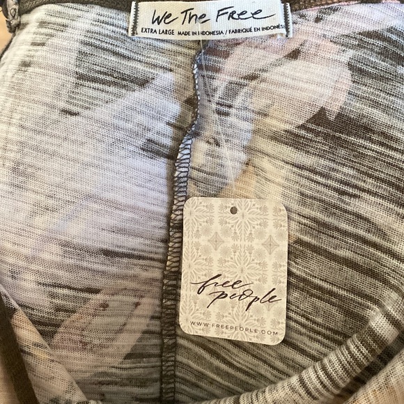 Free People HEY GIRL COTTON TANK TOP IN ARMY COMBO - Picture 6 of 9